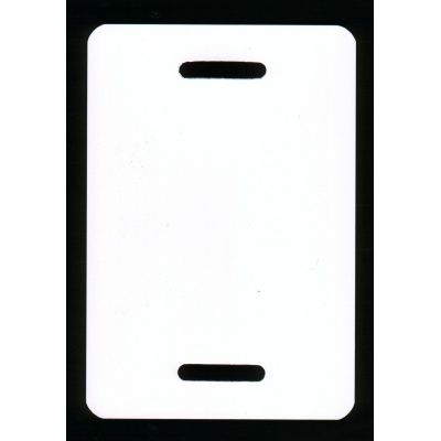 Klika - PVC-Etiketten 150x270 mm weiß 2 Bandschlitze