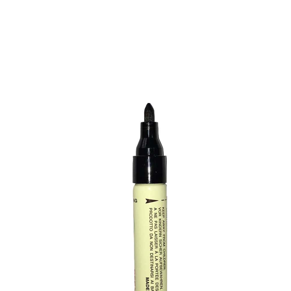Klika - Yoken Permanentmarker schwarz 1 mm Spitze 12 Stück