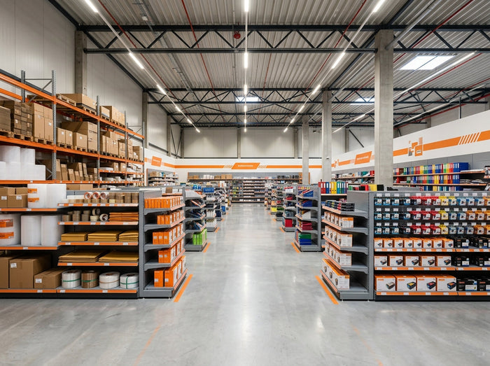 Kleinkantoor showroom in Noordwijkerhout met kantoorartikelen
