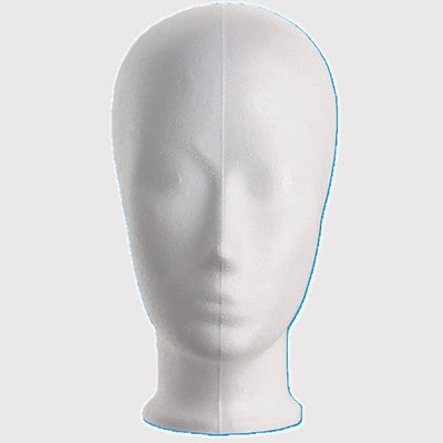 Klika - Weiße Perücke, Kopfhöhe 25 cm, Kind