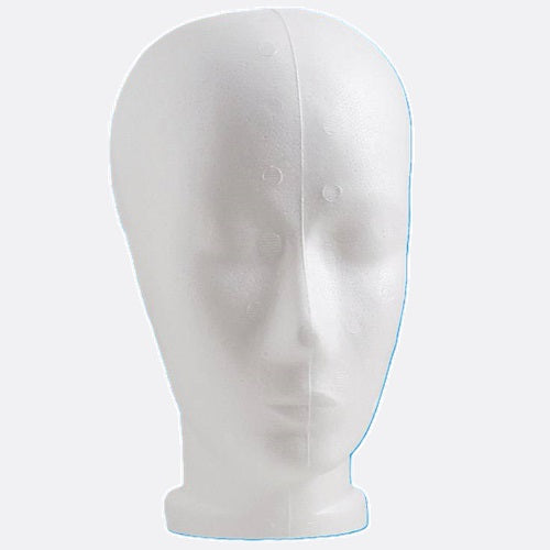 Klika - Weiße Perücke, Kopfhöhe 26 cm, Dame