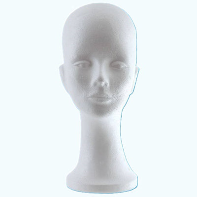 Klika - Weiße Perücke, Kopfhöhe 34 cm, Dame