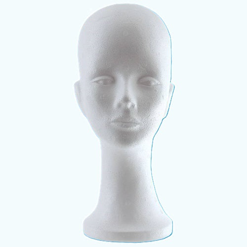 Klika - Weiße Perücke, Kopfhöhe 34 cm, Dame