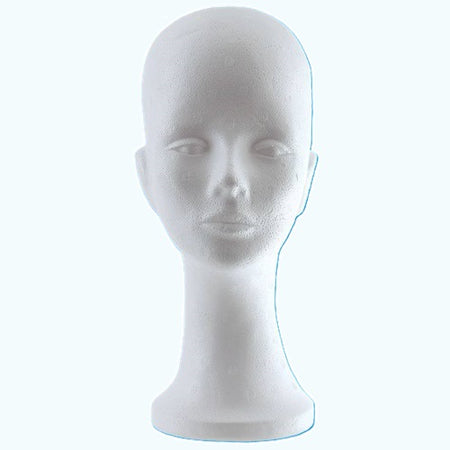 Klika - Weiße Perücke, Kopfhöhe 34 cm, Dame