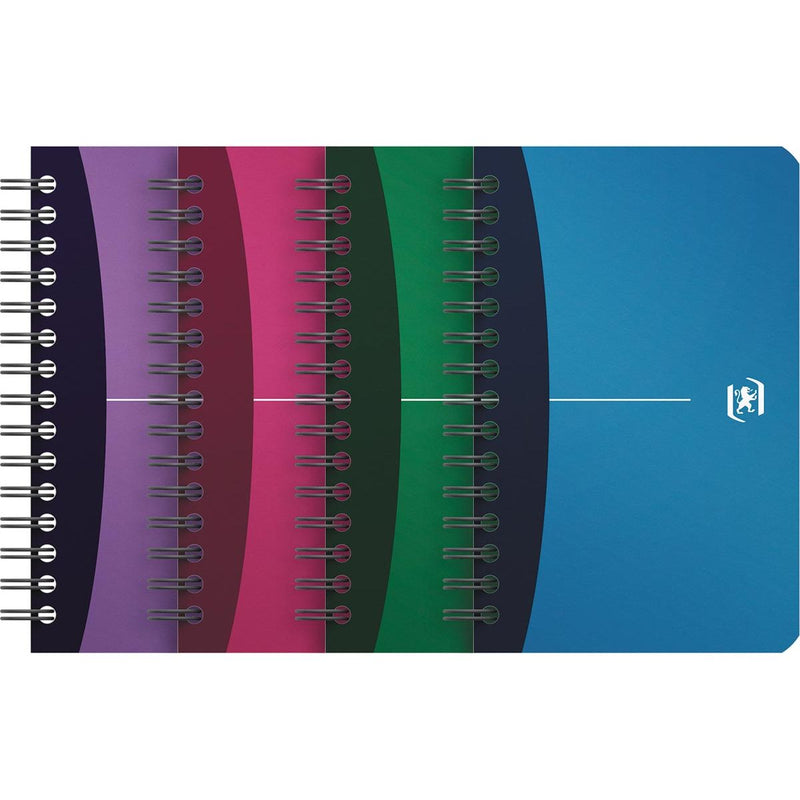 Oxford - Urban Mix Notizbuch, 180 Seiten, ft 11 x 17 cm, kariert 5 mm, verschiedene Farben