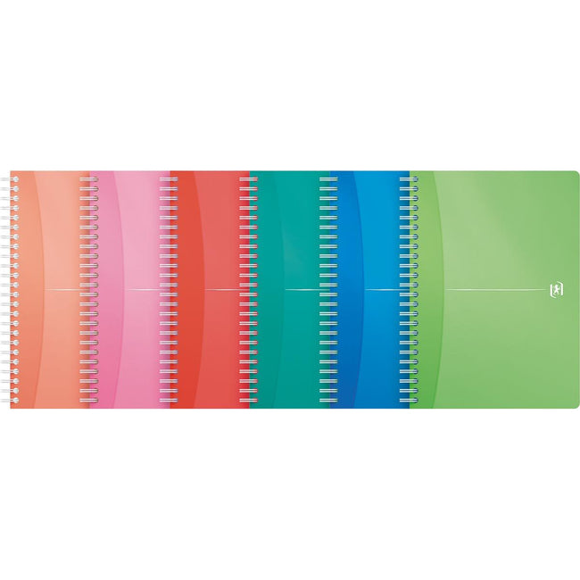 Oxford - Spiralblock MyColors A5 Linie 90 Blatt sortiert