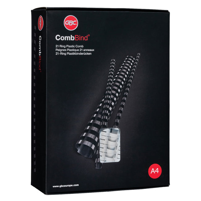 GBC -  CombBind Bindruggen Wit 25mm (50)