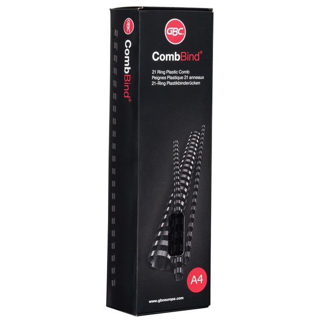 GBC -  CombBind Bindruggen Rood 8mm (100)