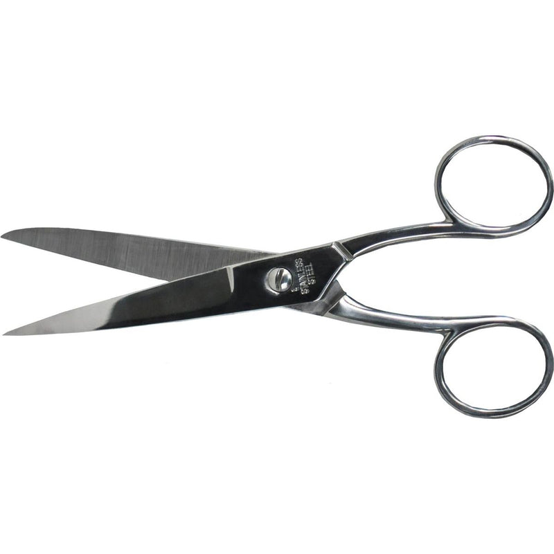 Desq - Schere 15 cm, verchromt, symmetrische Augen