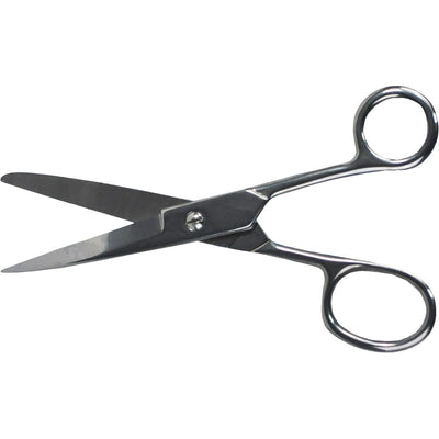Desq - Schere 18 cm, verchromt, asymmetrische Augen