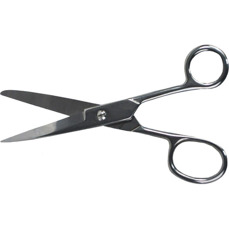 Desq - Schere 18 cm, verchromt, asymmetrische Augen