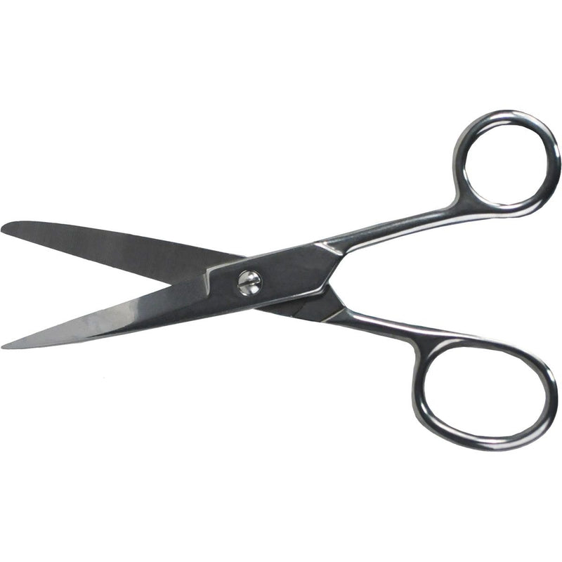 Desq - Schere 18 cm, verchromt, asymmetrische Augen