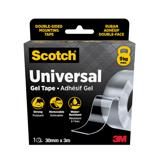 Scotch -  Montagee universeel dubbelz 3mx30mm tr | 12 stuks
