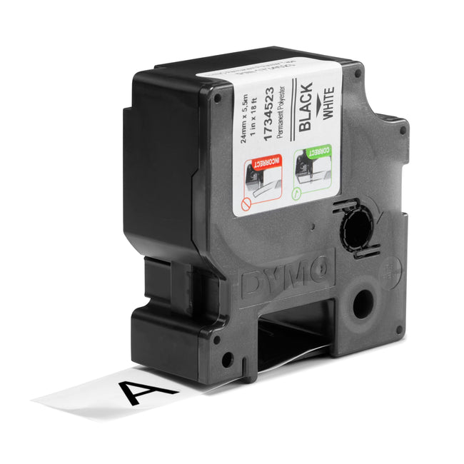 Dymo -  Labele  rhino industrieel polyester 24mm wt