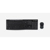 Logitech - Tastatur MK270 Qwerty + Maus schwarz