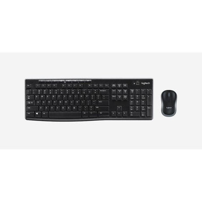 Logitech - Tastatur MK270 Qwerty + Maus schwarz