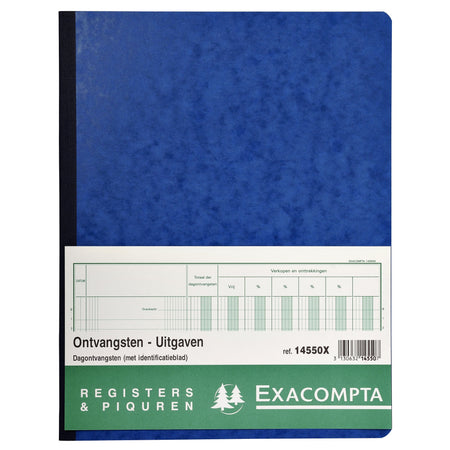 Exacompta - Register Piqure Tagesbelege 320x250mm 80 Blatt sortiert