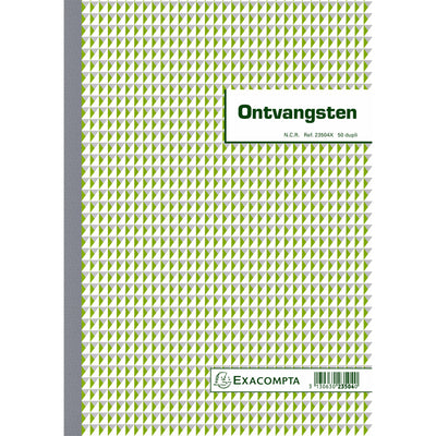 Exacompta – Kassenbuch-Verteiler, Quittungen, Duplikat, 50 Blatt, NL