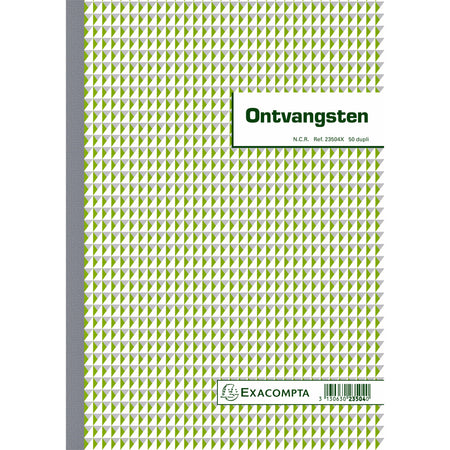 Exacompta – Kassenbuch-Verteiler, Quittungen, Duplikat, 50 Blatt, NL