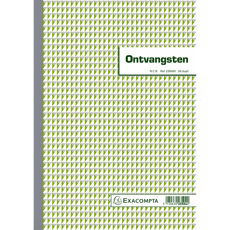 Exacompta – Kassenbuch-Verteiler, Quittungen, Duplikat, 50 Blatt, NL