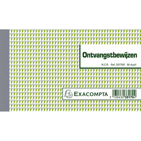 Quantore - Kassenbuch-Manifold-Quittungs-Duplikat 50 Blatt NL | 20 Stück