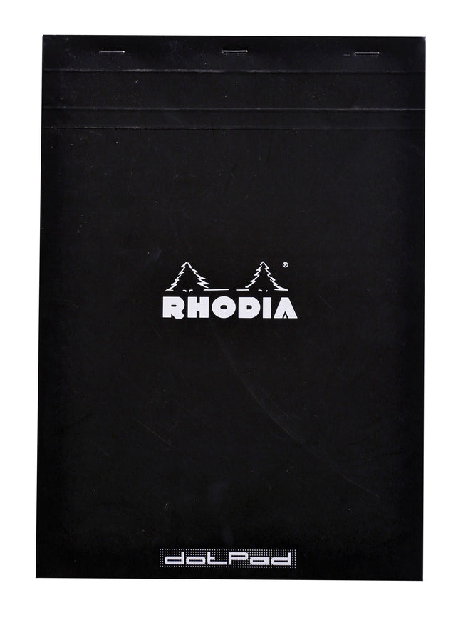 Rhodia - Schreibblock A4 Punkte 80 Blatt 90gr schwarz