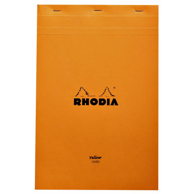 Rhodia - Schreibblock A4-Linie 80 Blatt 80gr gelb | 5 Stück