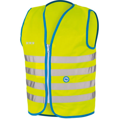 Wowow - Fun Jacket fluoreszierende Weste, gelb, S (Kind)