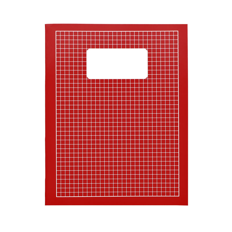 Qbasic - Schulheft 210x165mm Raute 5mm 80 Seiten 70gr sortiert | 10 Stück
