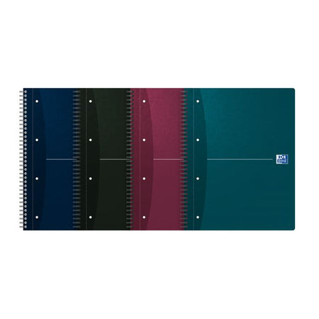 Oxford - Vorlesungsblock Essentials A4+ Linie 4-Loch 180 Seiten 80gr sortiert