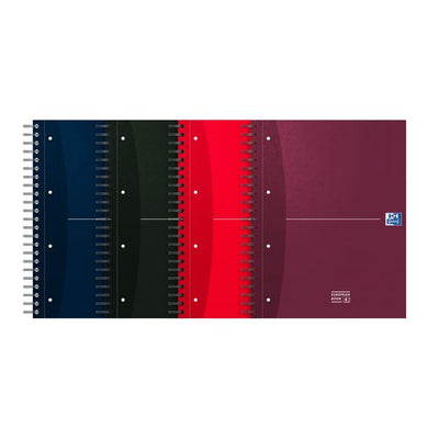 Oxford - Vorlesungsblock Essentials Peabook A4+ 4-Loch 120 Blatt sortiert