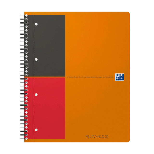 Oxford - Spiralblock International Activebook A4+ Linie | 5 Stück