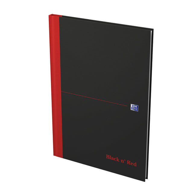 Oxford - Notizbuch Black n' Red A4 96 Blatt Diamant 5mm