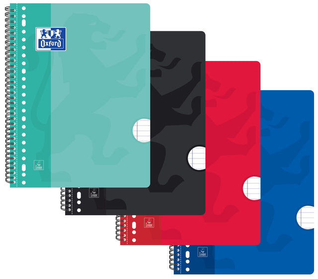 Vorlesungsblock Oxford School A4 23-Gaats 80 Line Assorti | 10 Stück