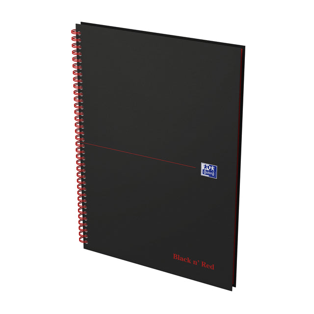 Notizbuch Oxford Black N Red A4 70V Linie | 5 Stücke