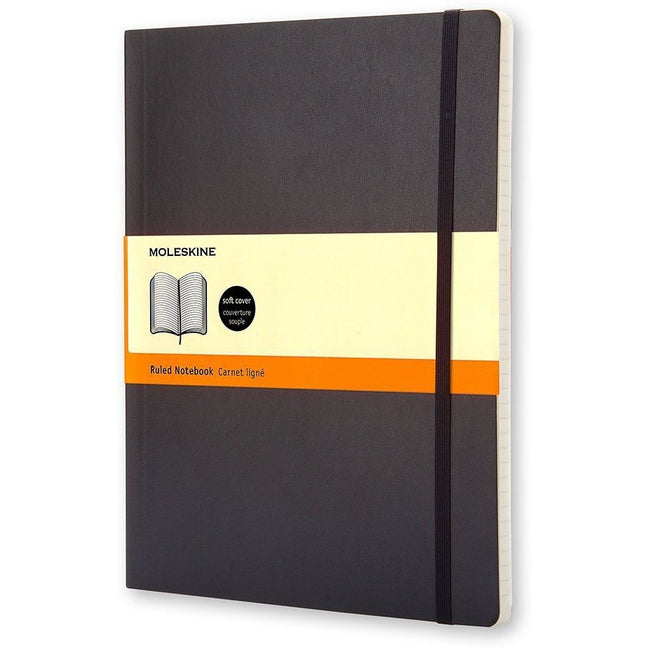 Moleskine – Notebook XL 190 x 250 mm Linie Softcover schwarz