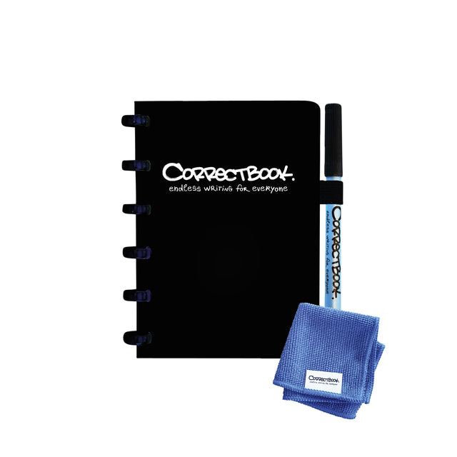 Correctbook - Notebook A6 Blanco 40Blz Ink Black