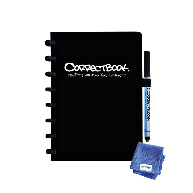 CorrectBook - Notebook CorrectBook A5 Blanco 40BLZ Ink Black | 1 Stück