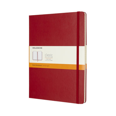 Moleskine – Notizbuch XL 190 x 250 mm, Hardcover, scharlachrot