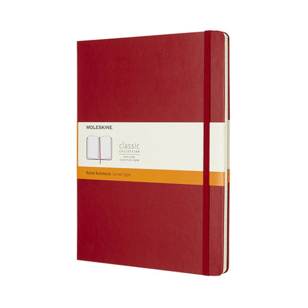 Moleskine – Notizbuch XL 190 x 250 mm, Hardcover, scharlachrot