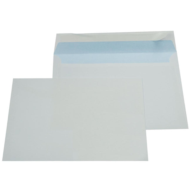 Gallery - Briefumschläge ft 162 x 229 mm, Streifenverschluss, innen blau, Karton à 500 Stück