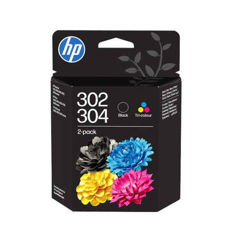 HP -  Inktcartridge  b82l1ae 302/ 304 zwart + kleur