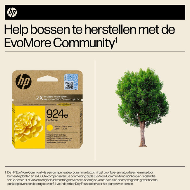 HP -  Inktcartridge  4k0u9ne 924e evomore geel