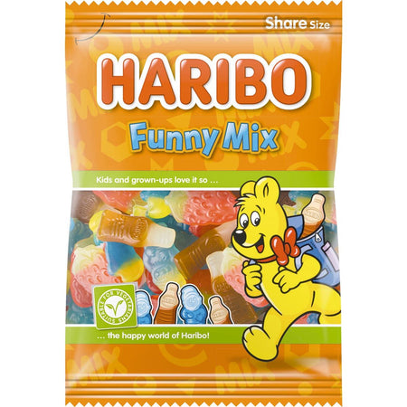 Haribo - Süßigkeiten-Lustig-Mix, Beutel mit 185 g