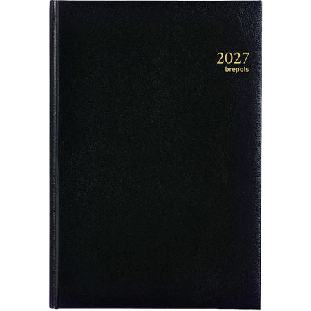 Brepols - Agenda 2026 Omega Lima 7 Tage/2 Seiten schwarz