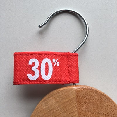 Klika -  Label vaantje kleur rood 30%