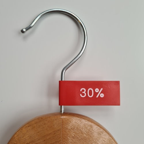 Klika - Etikettenwimpel Kunststofffarbe rot 30%