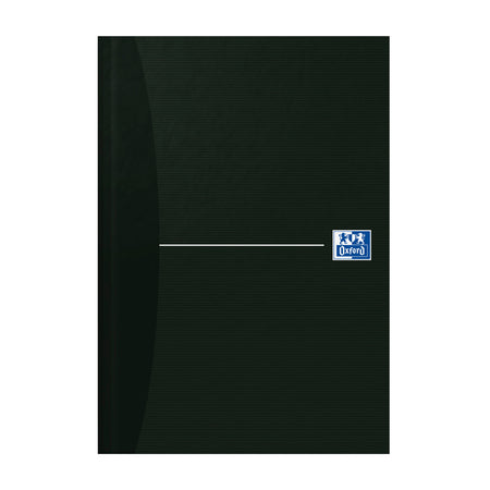 Oxford - Notizbuch Essentials A5 96 Blatt Linie schwarz | 5 Stück