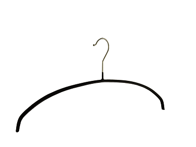 Klika - Bonneterie Hanger Black Anti -Slip 46 cm