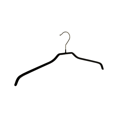 Klika - Bonneterie Hanger Black Anti -Slip 46 cm - 2 Stücke